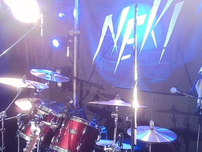 On stage media image