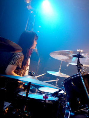 On stage media image