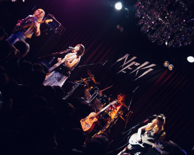 On stage media image