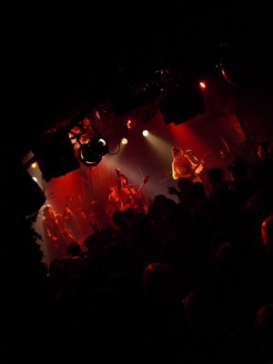 On stage media image