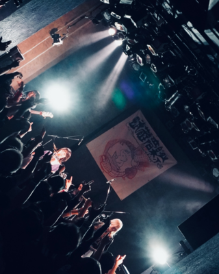 On stage media image