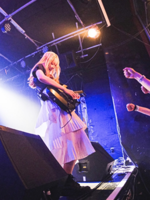 On stage media image