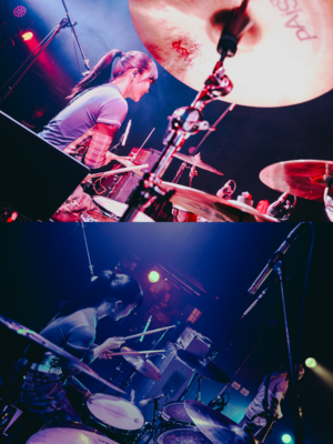 On stage media image