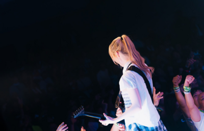 On stage media image
