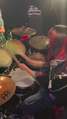 On stage media image